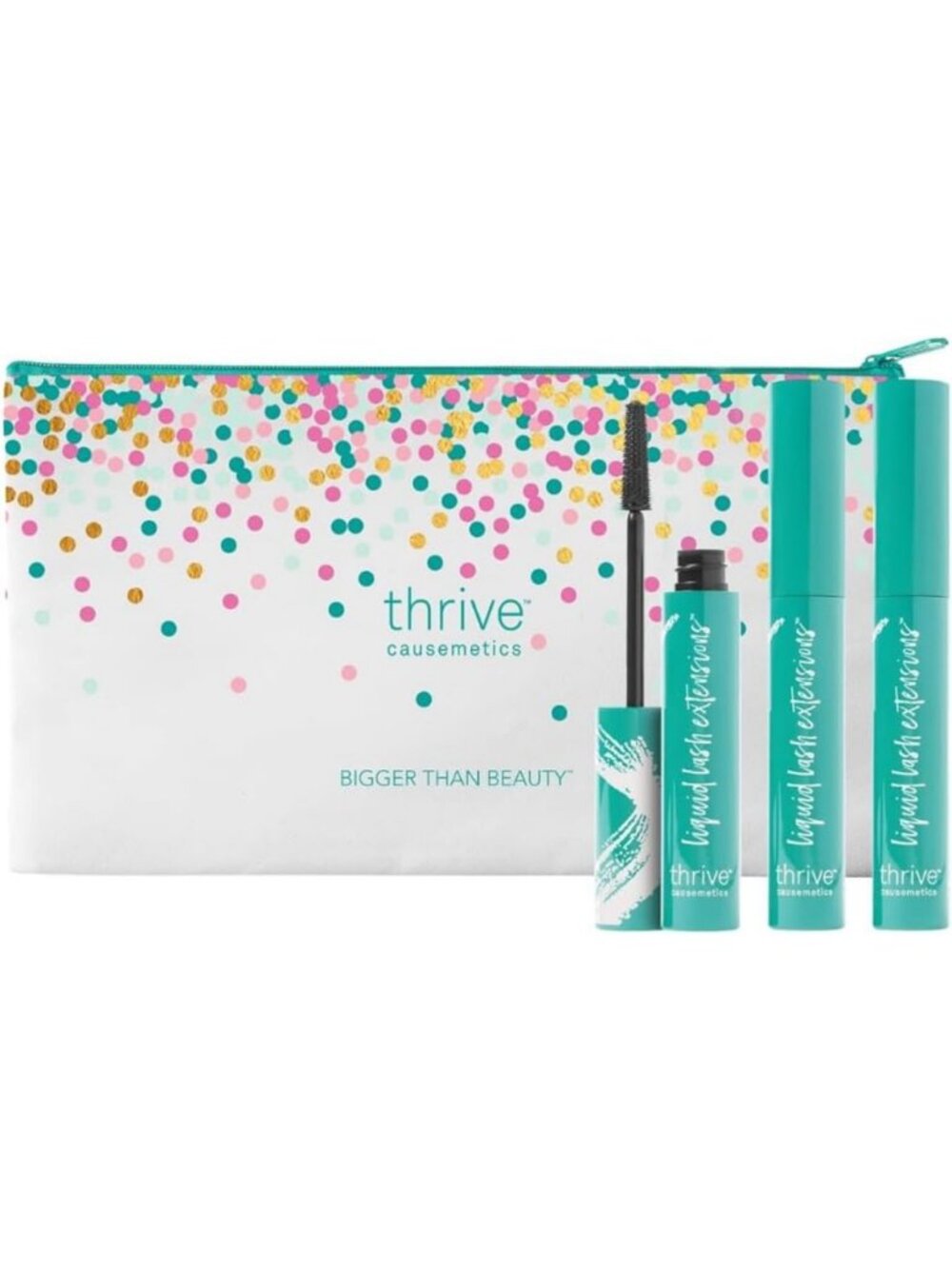 Volumizing Liquid Lash Extensions Mascara - Rich Black, 3-Pack for Bold Lashes